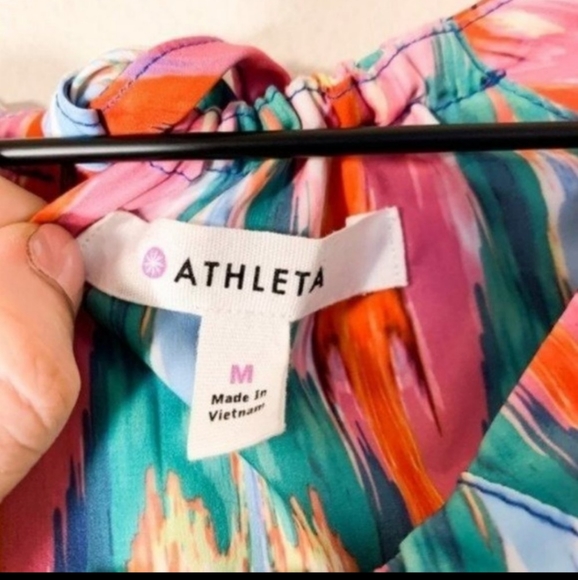 Athleta Martinique Multi Color Dress Size Medium - Picture 4 of 8
